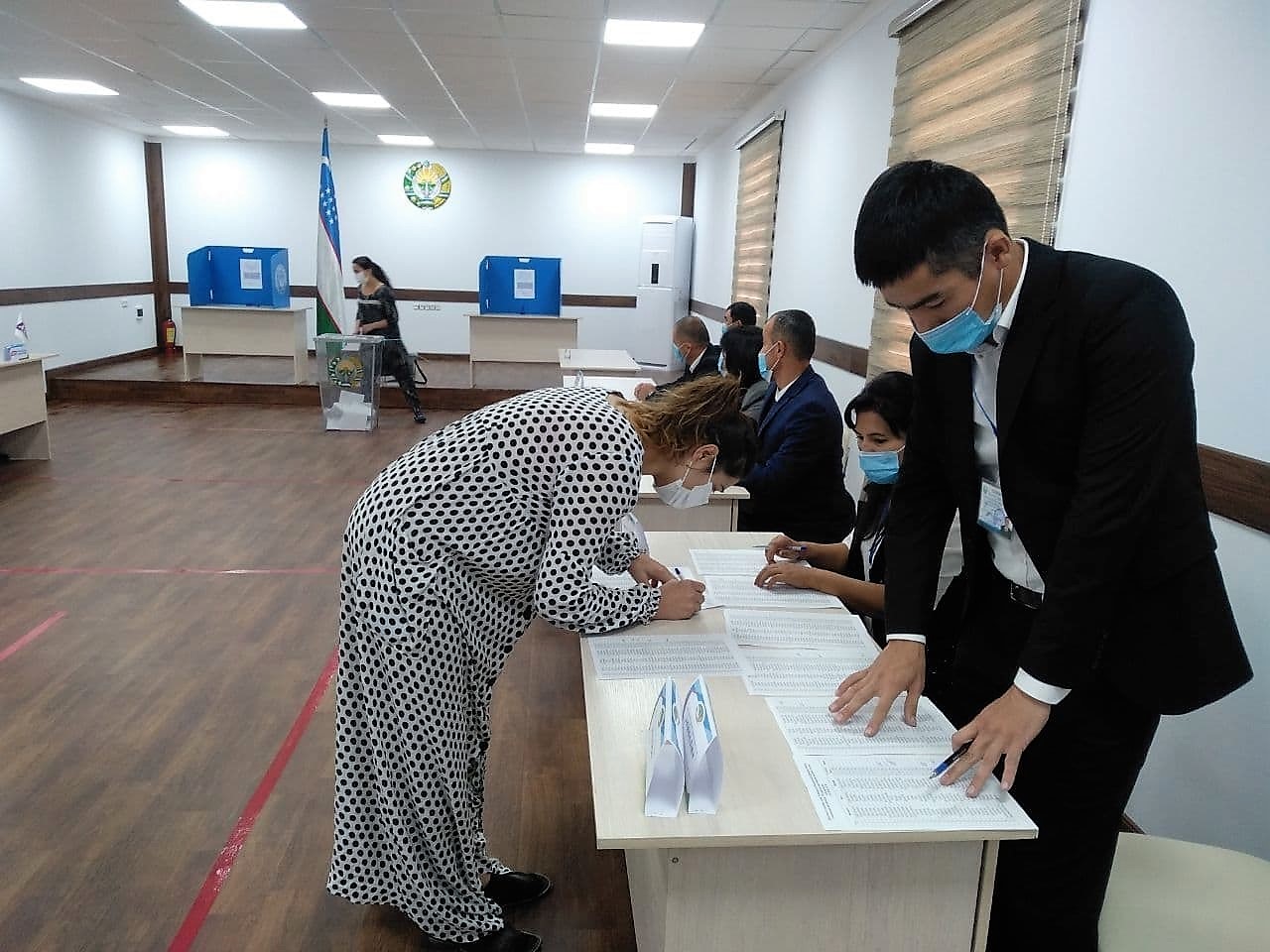 A representative of the Authorized Person for Human Rights in Surkhandarya examined the operation of polling stations in prisons