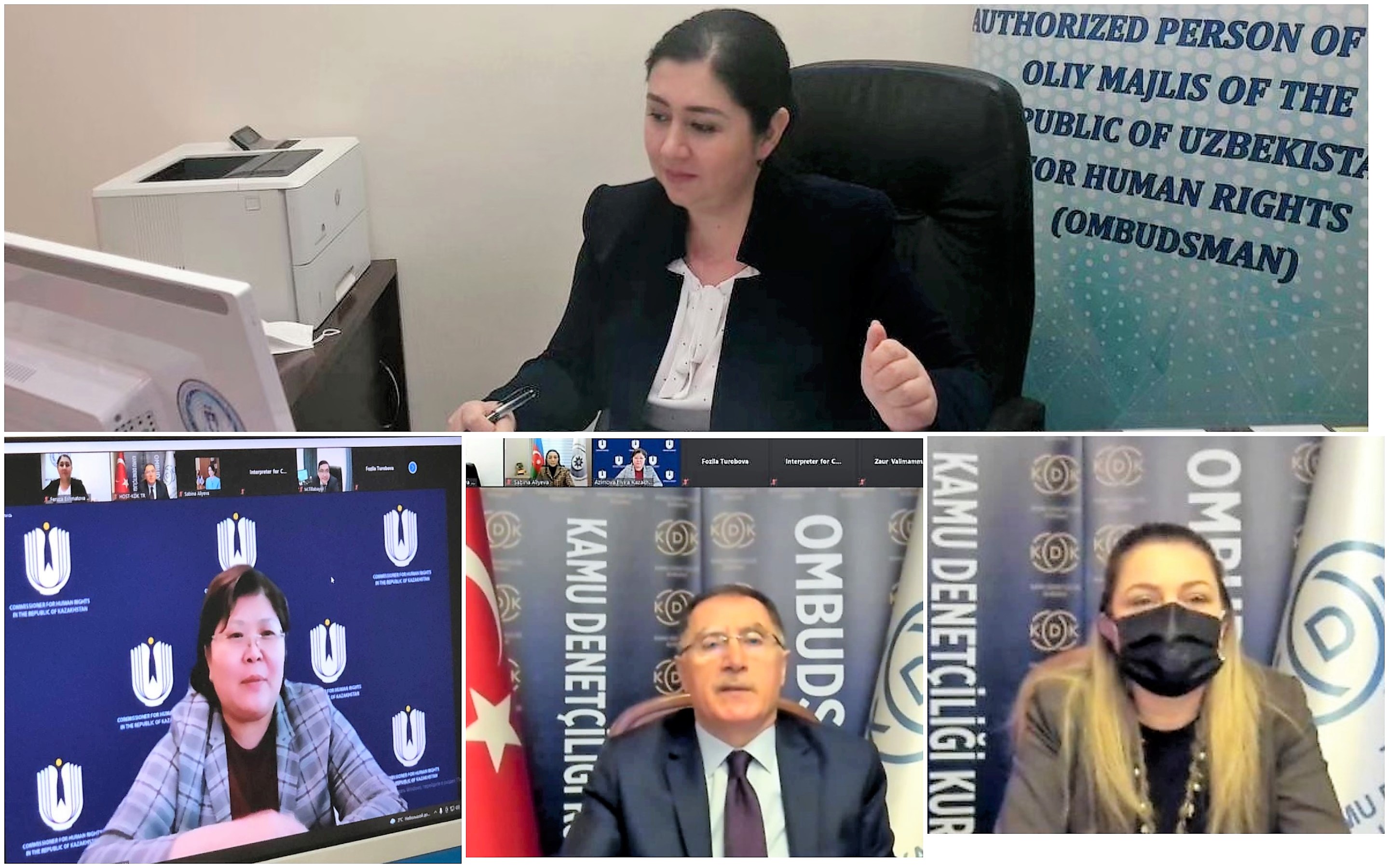 Обсуждены вопросы укрепления сотрудничества между омбудсменами тюркоязычных стран