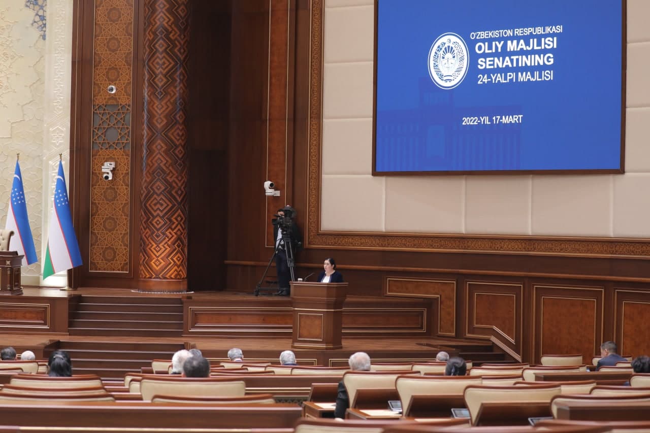 The report on the activities of the Authorized Person of the Oliy Majlis for Human Rights (Ombudsman) for 2021 was approved by the senators
