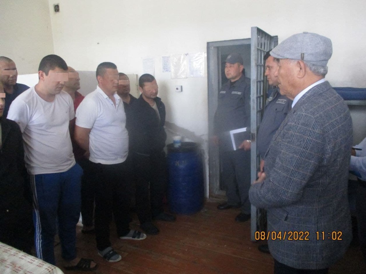 Региональный представитель Омбудсмана в Кашкадарьинской области провел прием в следственном изоляторе