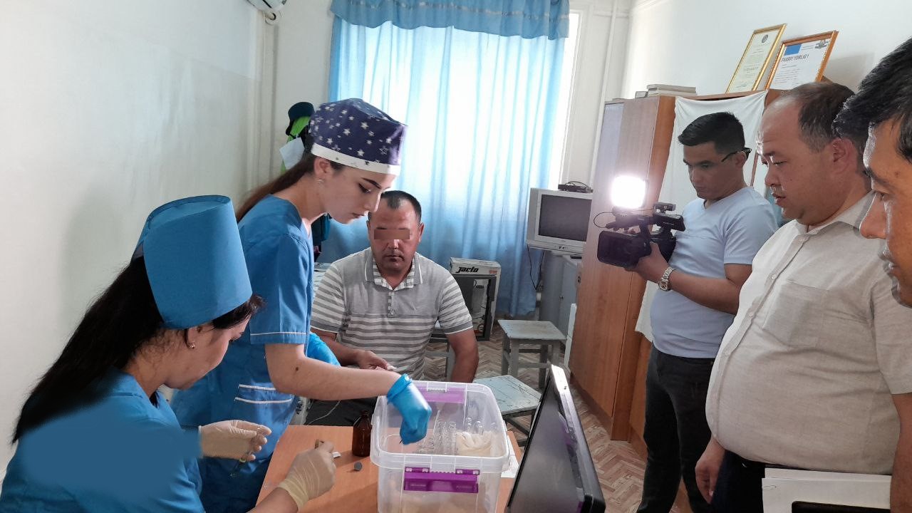 At the initiative of the Regional Representative of the Ombudsman convicts in Samarkand underwent a medical examination