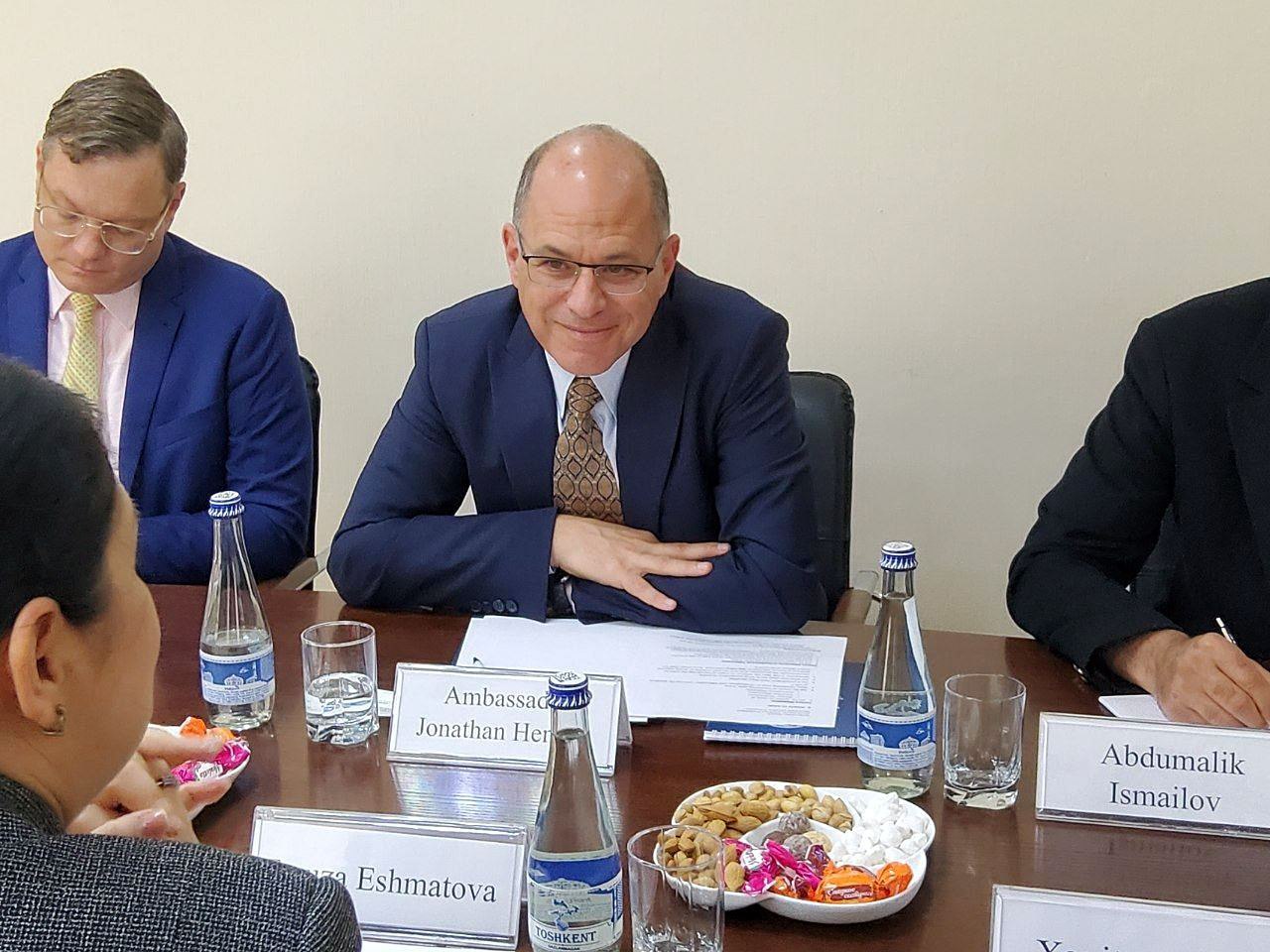 Ombudsman met with US Ambassador to Uzbekistan