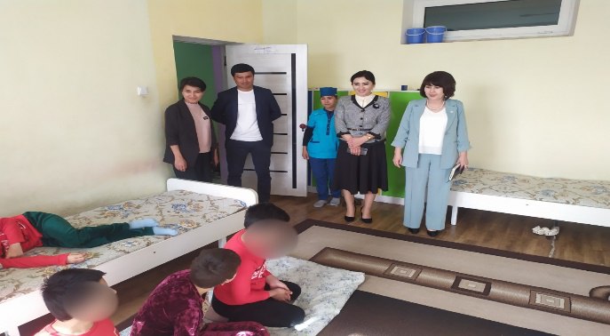 A monitoring visit to the Andijan boarding home for disabled children 